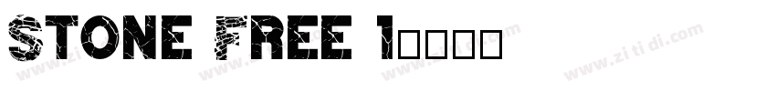 Stone Free 1字体转换